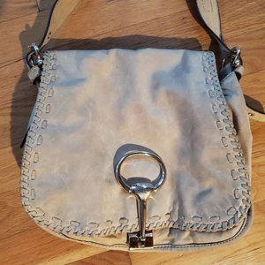 Beautiful Reiss Brushed Leather Horse Bit Handbag Purse EUC!